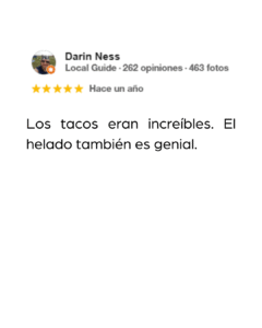 Reseñas editables (5)